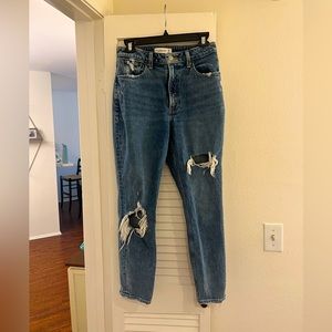 Abercrombie curve love ankle jeans